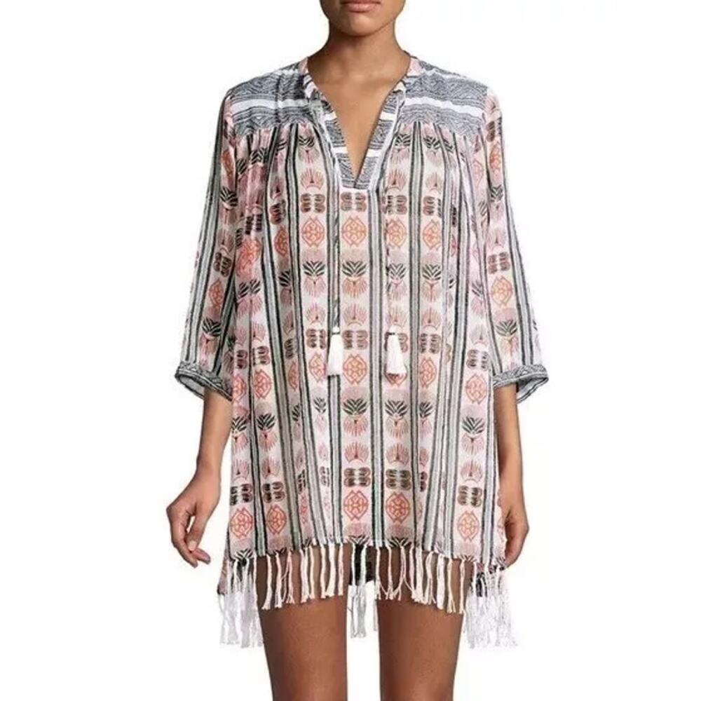 Roller Rabbit NWT Poppa Serafina Tunic Orange Women's Large